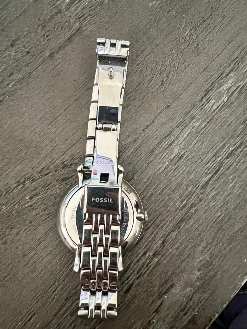 Fossil Silver Stainless Steel Roman Dial Bracelet Watch - Picture 3 of 5